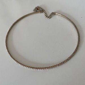 Rhinestone Choker Necklace